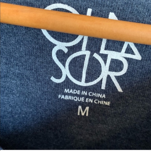 NWT Chaser Heart Valentine’s Top Graphic Love Tee Blue Medium - Picture 6 of 7